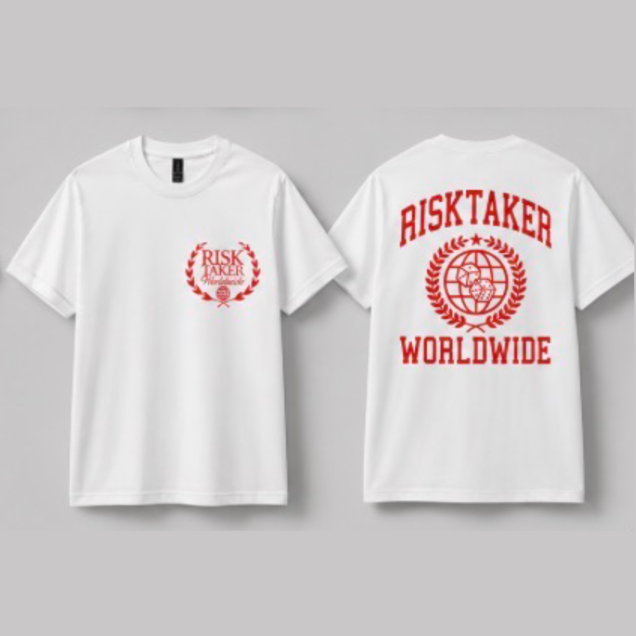 RiskTaker Worldwide Tee: Red